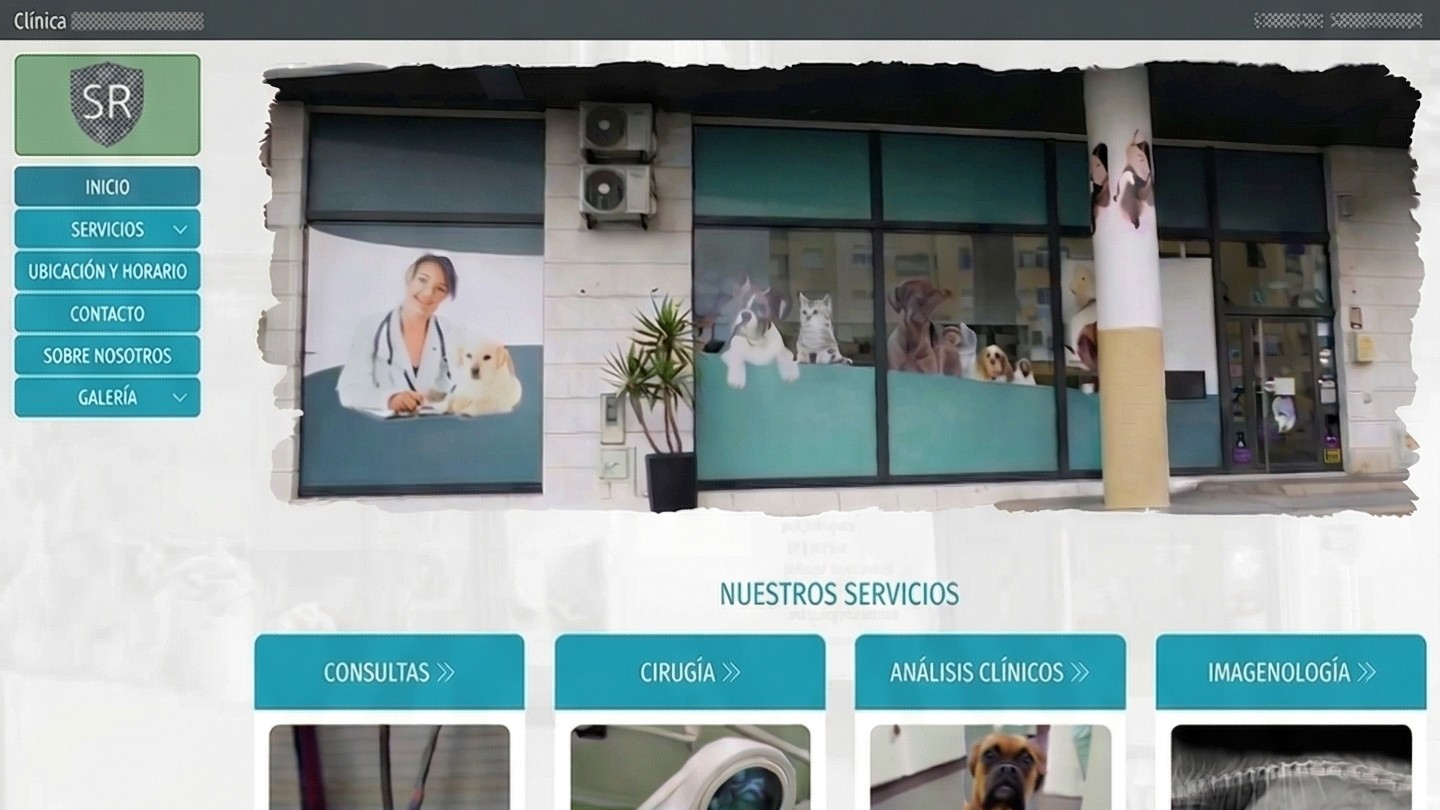 Modern veterinary clinic website designed by Becos